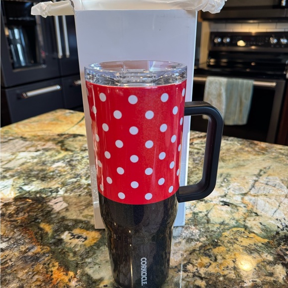 Corkcicle Minnie Red and White Polka Dot Tumbler - Picture 4 of 5